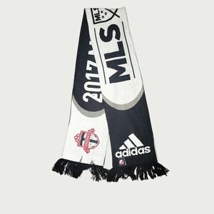 Adidas Toronto 2017 MLS Cup Champions Black & White Scarf